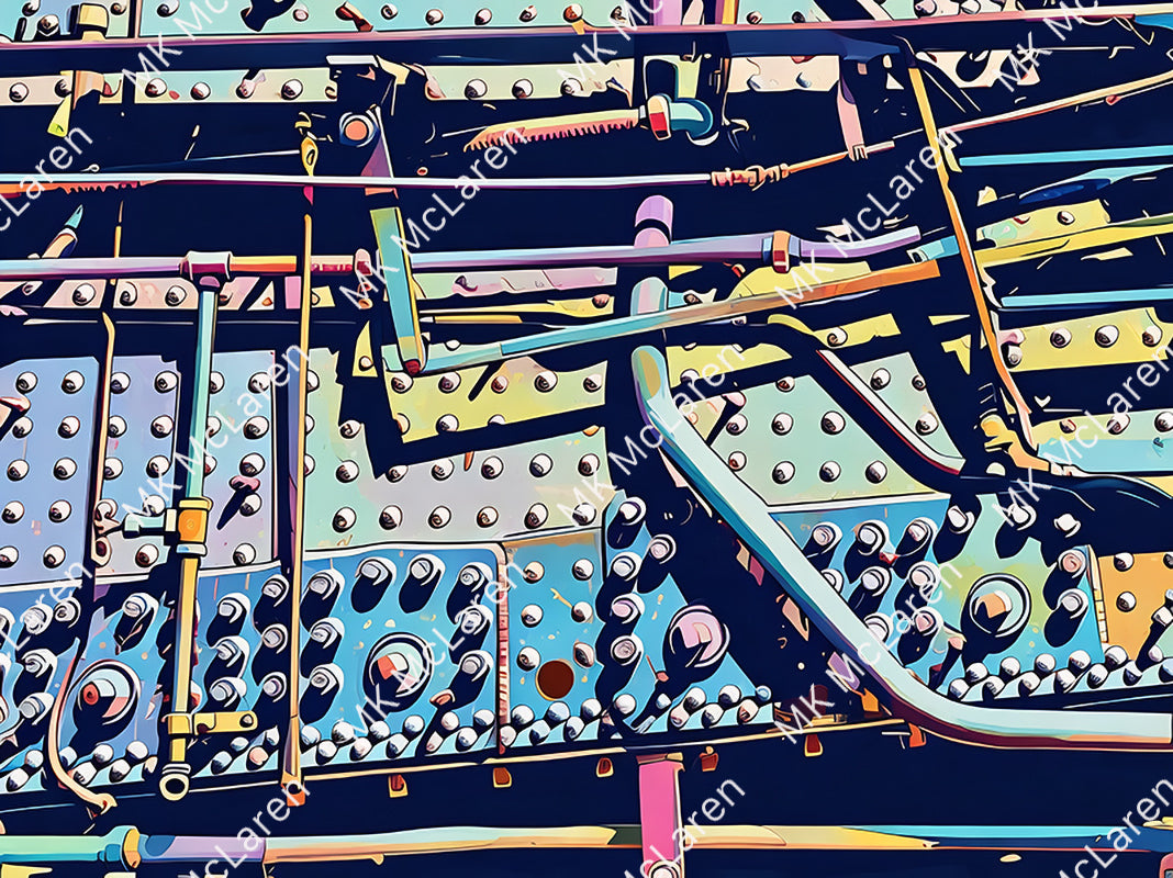 Train Engine in Color V. 2