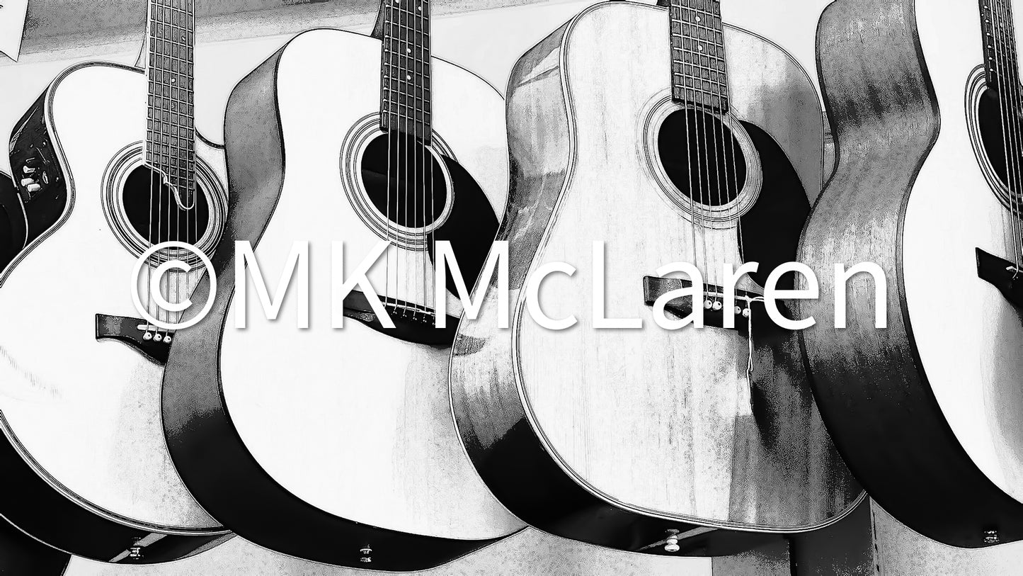 4 Guitars B&W