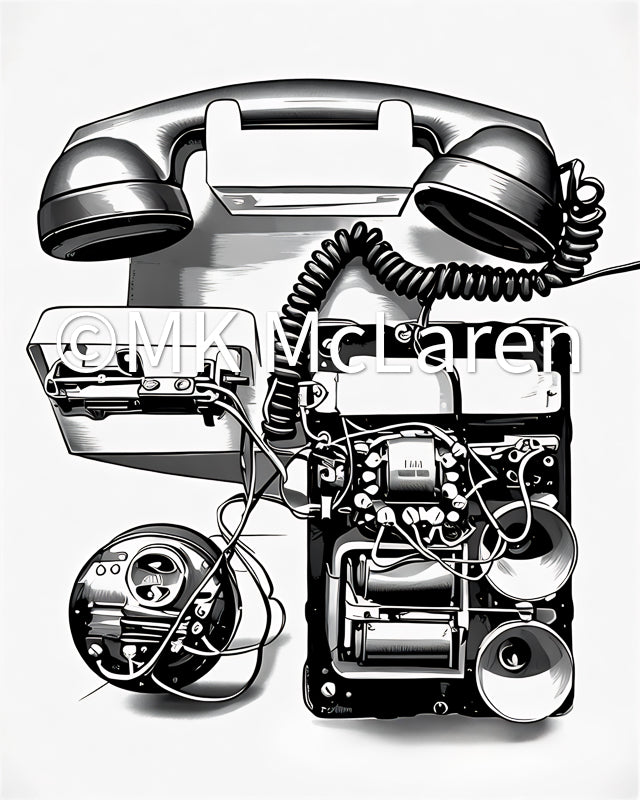 Vintage Phone Undressed V.2