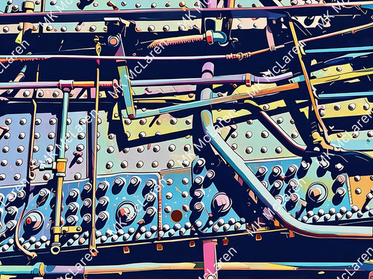 Train Engine in Color V. 2